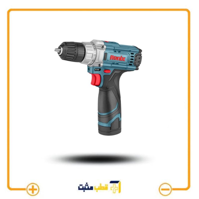 دریل پیچگوشتی شارژی 12 ولت رونیکس Ronix مدل : 8613A