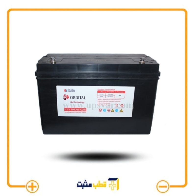 باتری یو پی اس 12 ولت 100 آمپر ساعت اوربیتال VRLA UPS 12V 100AH Orbital