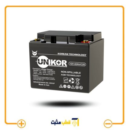 باتری یو پی اس 42 آمپر یونیکور 12V 42AH UNIKOR